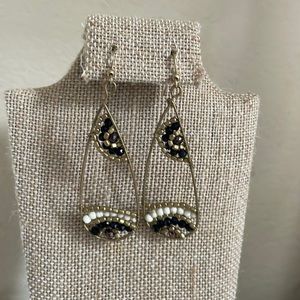 Handmade Beaded Statement Earrings